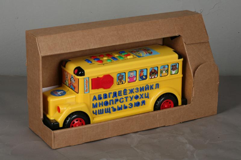 Упаковка для развивающей игрушки "Автобус"