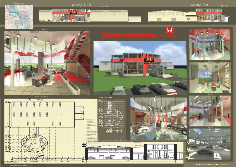 Автосалон проект курсовой
