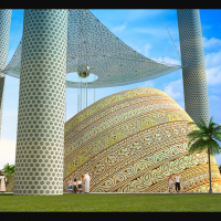 Конкурсный проект "Tall emblem structure Dubai"