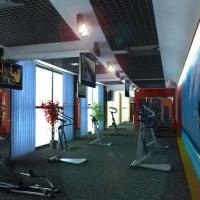 Фитнес центр: зал кардотренажёров